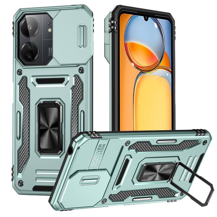 Ударостійкий чохол Camshield Army Ring для Xiaomi Redmi 13C / Poco C65