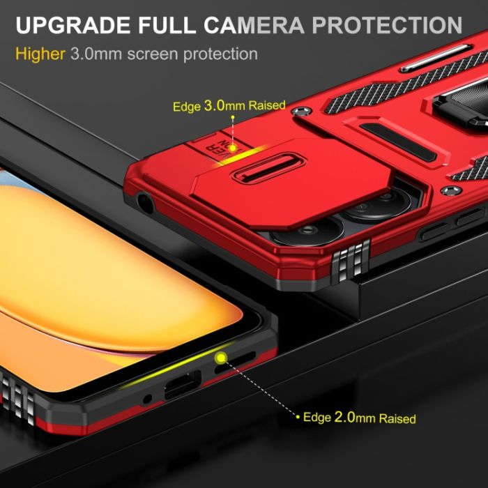Ударостійкий чохол Camshield Army Ring для Xiaomi Redmi 13C / Poco C65
