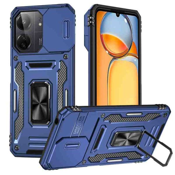 Ударостійкий чохол Camshield Army Ring для Xiaomi Redmi 13C / Poco C65