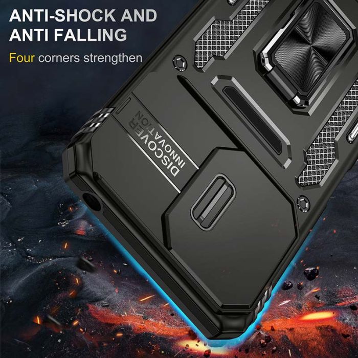 Ударостійкий чохол Camshield Army Ring для Xiaomi Redmi 13C / Poco C65