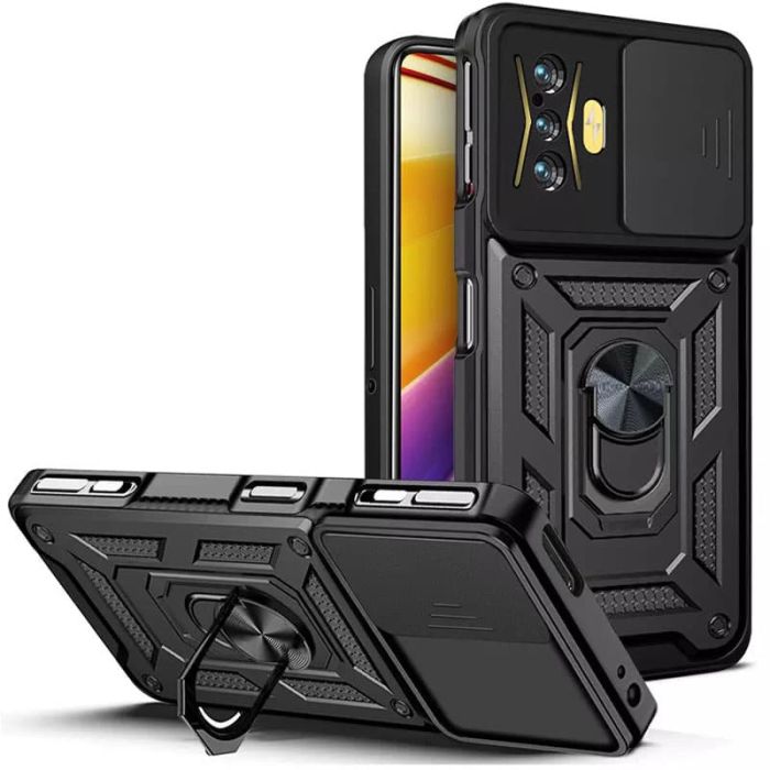 Ударостійкий чохол Camshield Serge Ring для Xiaomi Poco F4 GT