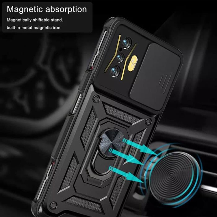 Ударостійкий чохол Camshield Serge Ring для Xiaomi Poco F4 GT