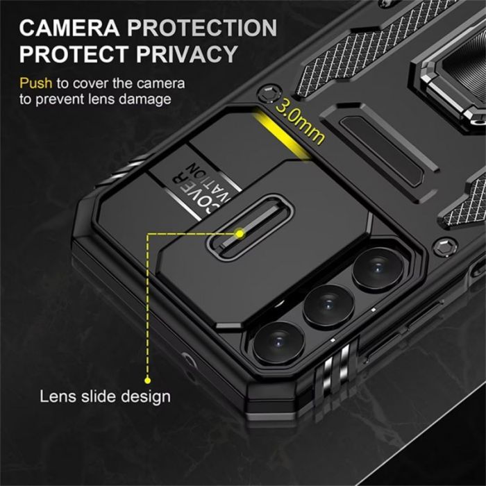 Ударостійкий чохол Camshield Army Ring для Samsung Galaxy S24