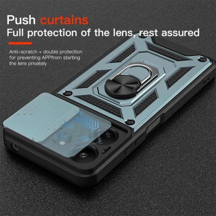 Ударостійкий чохол Camshield Serge Ring для Xiaomi Redmi 13C / Poco C65