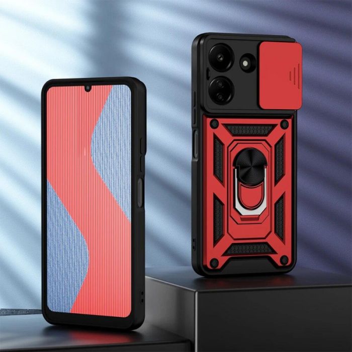 Ударостійкий чохол Camshield Serge Ring для Xiaomi Redmi 13C / Poco C65