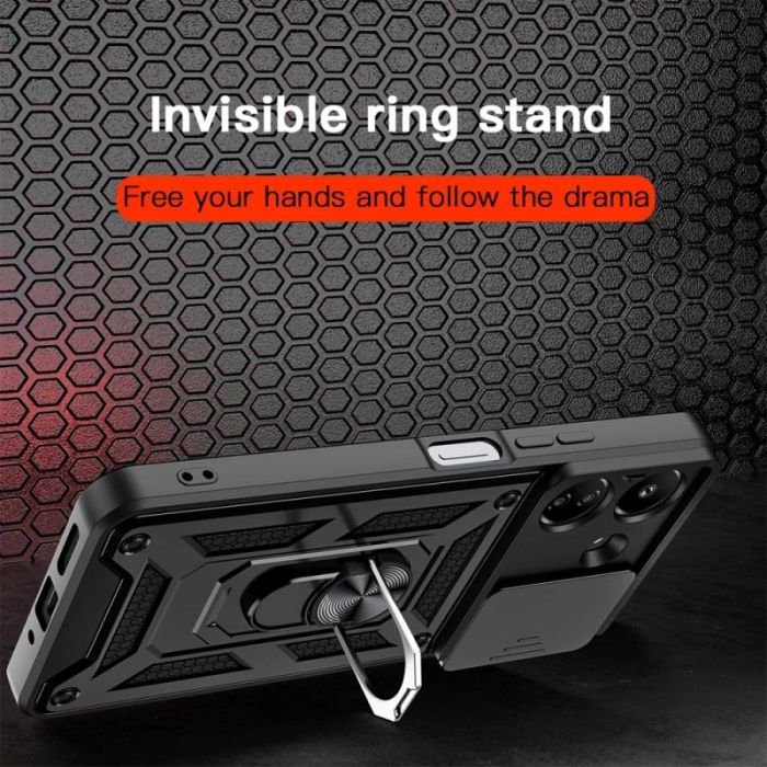 Ударостійкий чохол Camshield Serge Ring для Xiaomi Redmi 13C / Poco C65