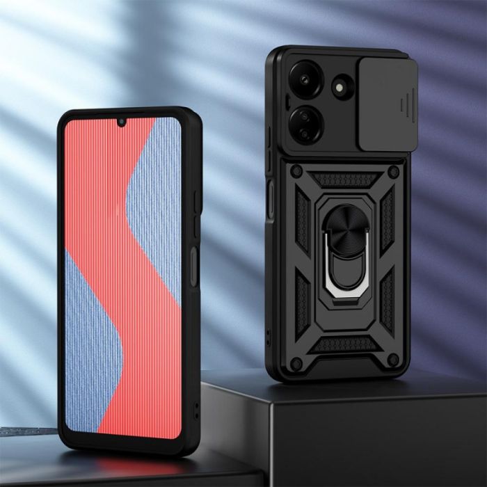 Ударостійкий чохол Camshield Serge Ring для Xiaomi Redmi 13C / Poco C65