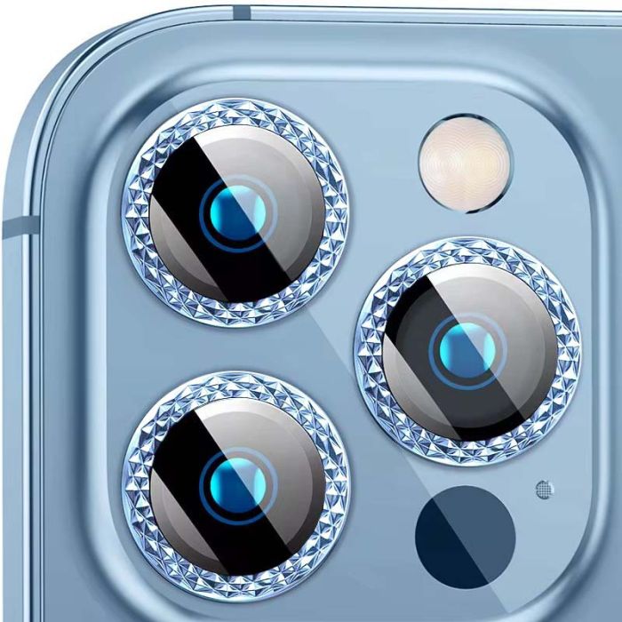 Захисне скло Metal Shine на камеру (в упак.) для Apple iPhone 13 Pro / 13 Pro Max