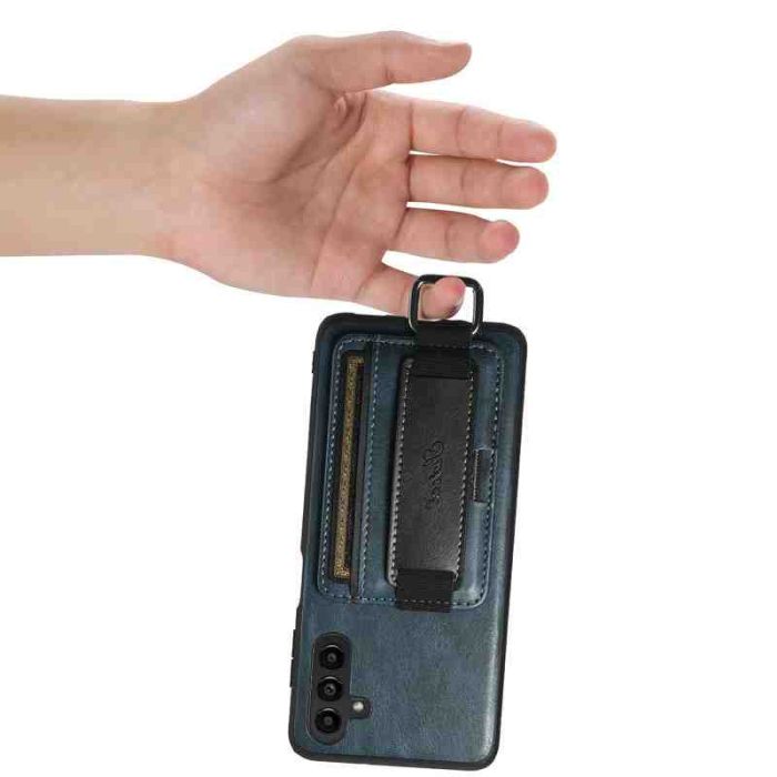 Шкіряний чохол Wallet case and straps для Samsung Galaxy A14 4G/5G