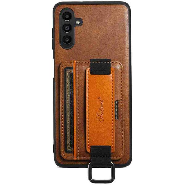 Шкіряний чохол Wallet case and straps для Samsung Galaxy A14 4G/5G