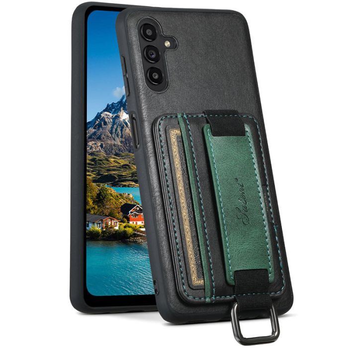 Шкіряний чохол Wallet case and straps для Samsung Galaxy A24 4G
