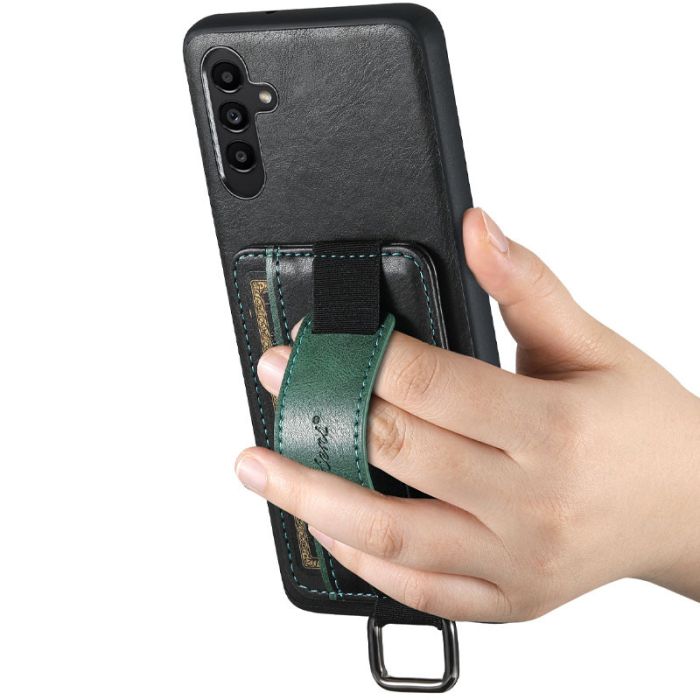 Шкіряний чохол Wallet case and straps для Samsung Galaxy A24 4G