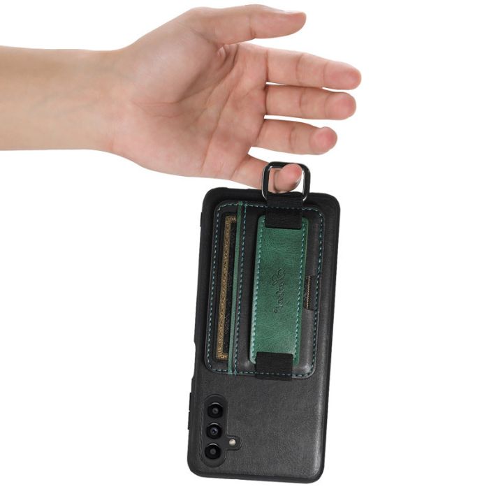 Шкіряний чохол Wallet case and straps для Samsung Galaxy A24 4G