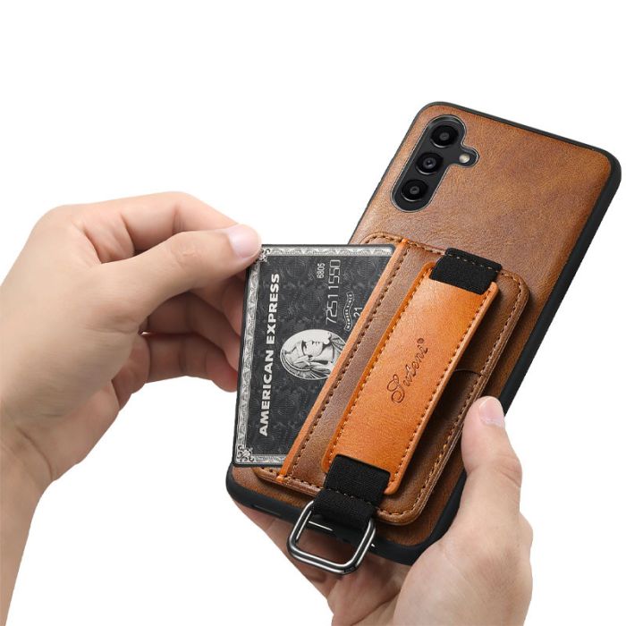 Шкіряний чохол Wallet case and straps для Samsung Galaxy S24