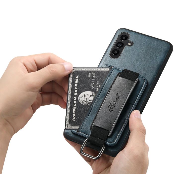 Шкіряний чохол Wallet case and straps для Samsung Galaxy S24