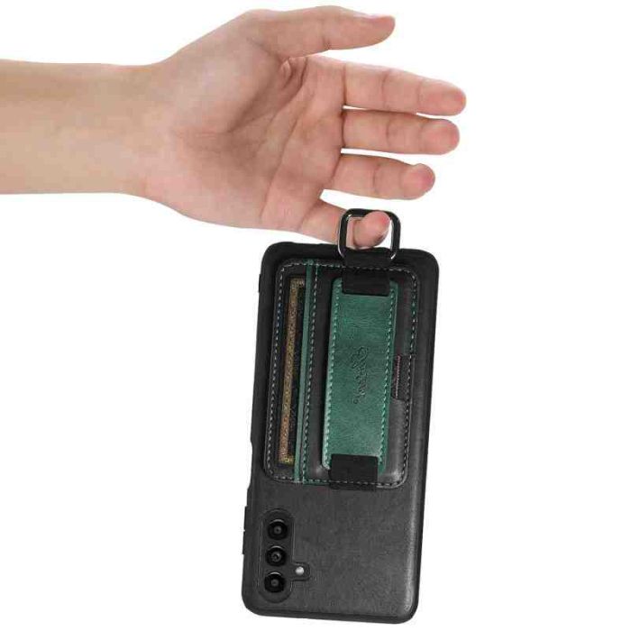 Шкіряний чохол Wallet case and straps для Samsung Galaxy S24