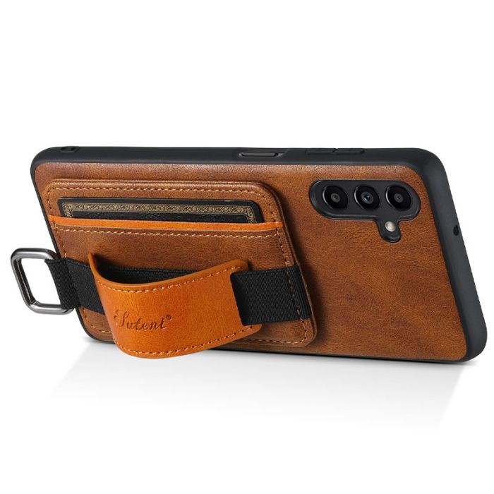 Шкіряний чохол Wallet case and straps для Samsung Galaxy S24+