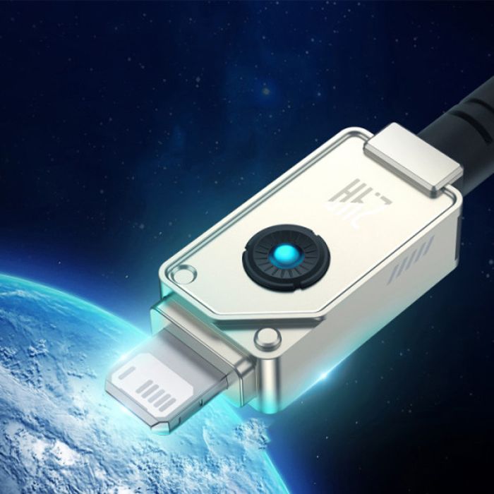 Дата кабель Baseus Unbreakable Series Fast Charging USB to Lightning 2.4A 1m (P10355802111-0)