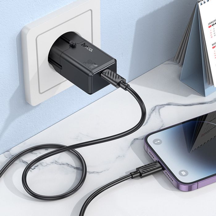 МЗП Hoco AC25 Mini PD30W (1USB-C) universal travel charger