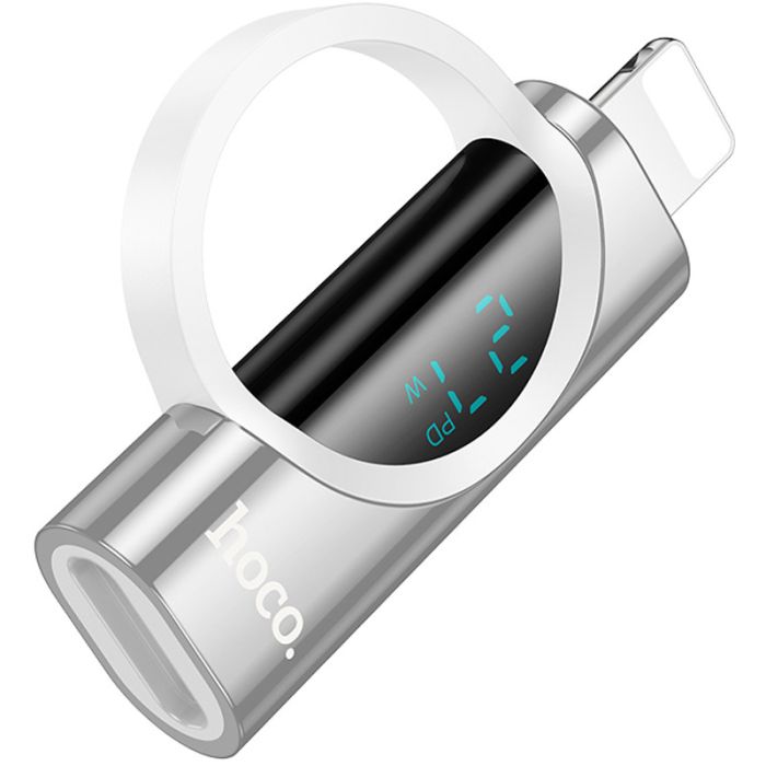 Перехідник Hoco UA32B Lightning male to Type-C female display adapter