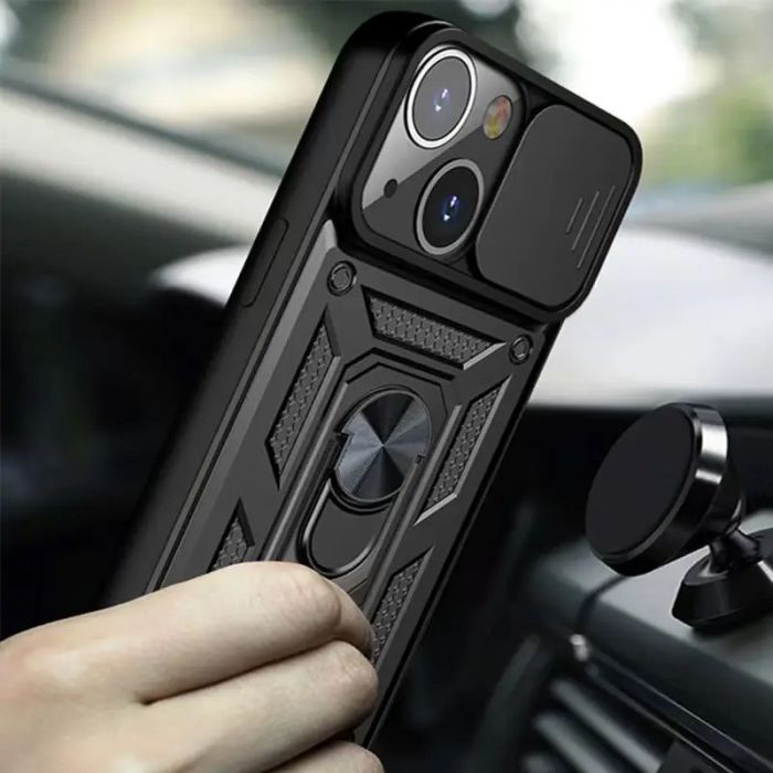Ударостійкий чохол Camshield Serge Ring для Apple iPhone 13 (6.1")