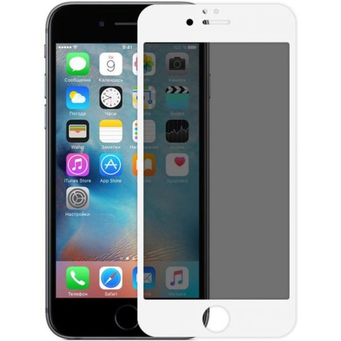 Захисне скло Privacy 5D (тех.пак) для Apple iPhone 7 plus / 8 plus (5.5")