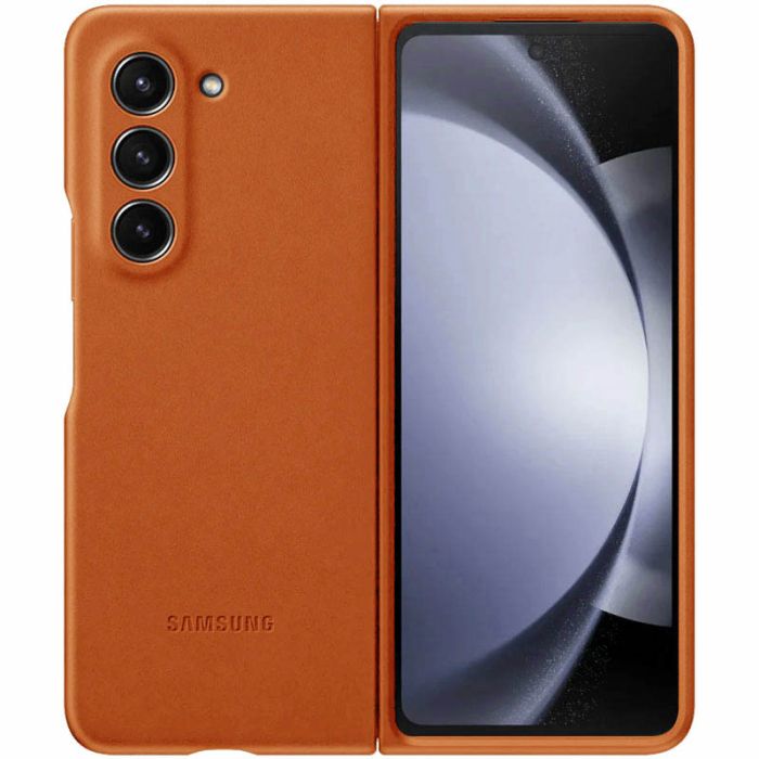 Шкіряний чохол Leather Case (AAA) для Samsung Galaxy Z Fold5