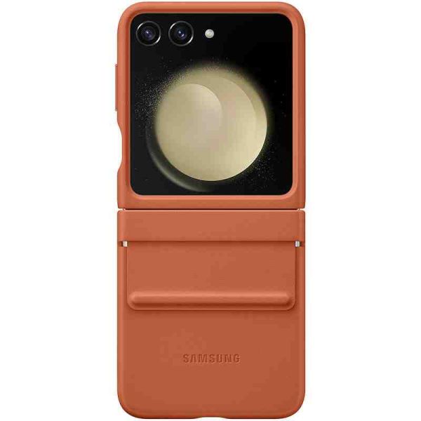 Шкіряний чохол Leather Case (AAA) для Samsung Galaxy Z Flip5