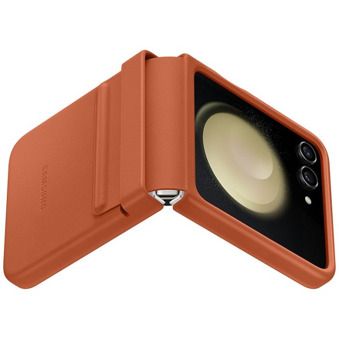 Шкіряний чохол Leather Case (AAA) для Samsung Galaxy Z Flip5