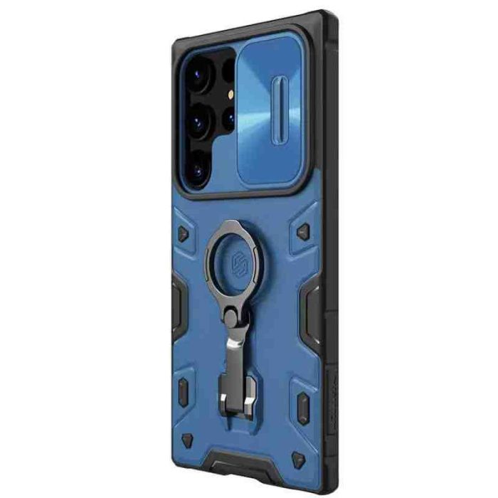TPU+PC чохол Nillkin CamShield Armor Pro no logo (шторка на камеру) для Samsung Galaxy S23 Ultra