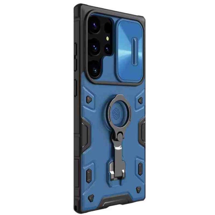 TPU+PC чохол Nillkin CamShield Armor Pro no logo (шторка на камеру) для Samsung Galaxy S23 Ultra