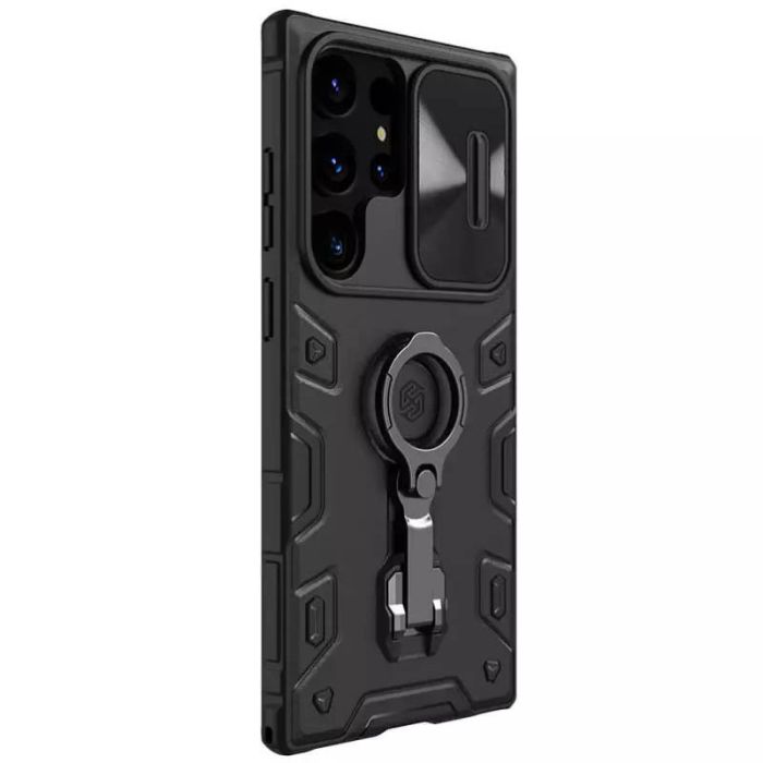 TPU+PC чохол Nillkin CamShield Armor Pro no logo (шторка на камеру) для Samsung Galaxy S23 Ultra