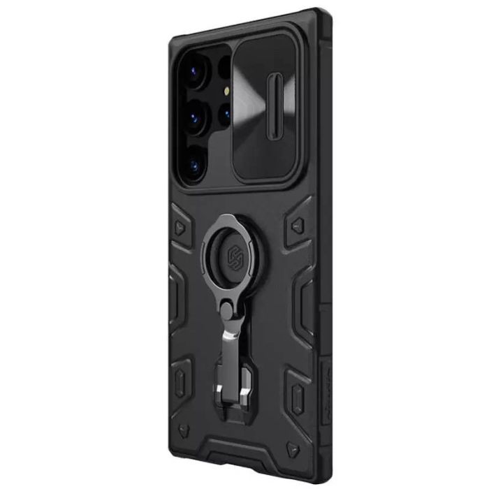 TPU+PC чохол Nillkin CamShield Armor Pro no logo (шторка на камеру) для Samsung Galaxy S23 Ultra