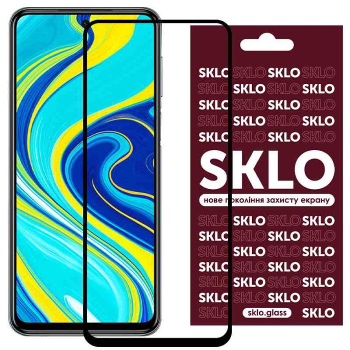 Захисне скло SKLO 3D для Xiaomi Redmi Note 9s / Note 9 Pro / Note 9 Pro Max