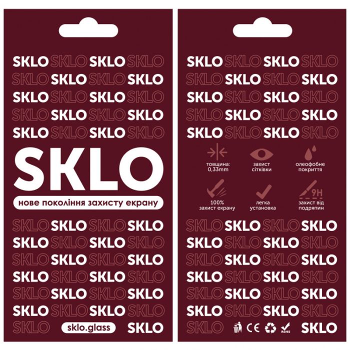 Захисне скло SKLO 3D для Apple iPhone 11 / XR (6.1")