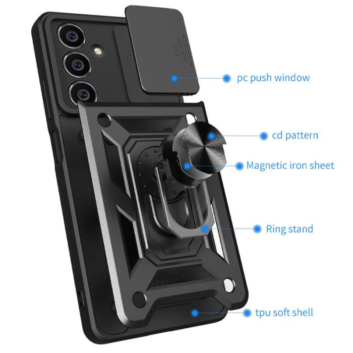 Ударостійкий чохол Camshield Serge Ring для Samsung Galaxy M34 5G
