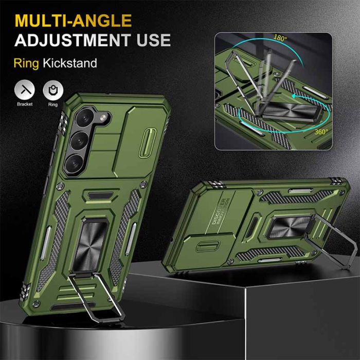 Ударостійкий чохол Camshield Army Ring для Samsung Galaxy S21