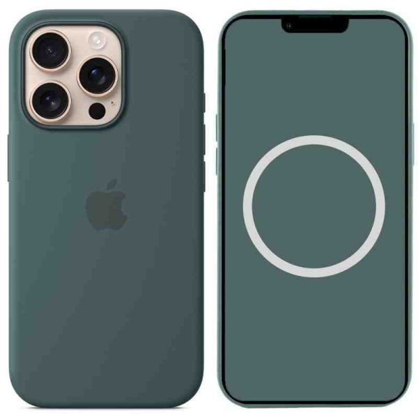 Чохол Silicone case (AAA) full with Magsafe and Animation для Apple iPhone 16 Pro (6.3")