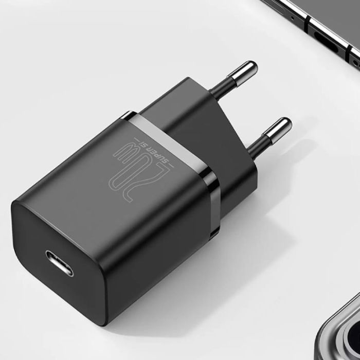 МЗП Baseus Super Si Quick Charger 20W (1USB-C) (CCSUP-B)