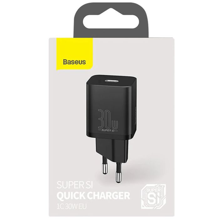 МЗП Baseus Super Si Quick Charger 30W (1USB-C) (CCSUP-J)
