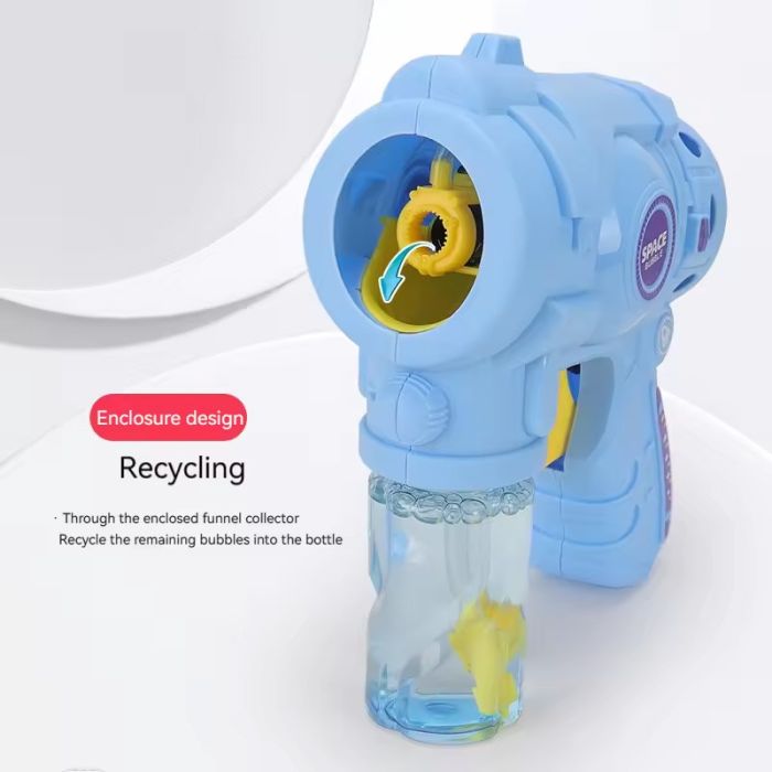 Пістолет з мильними бульбашками Space Bubble Gun (2 pack bottle - 50+50ml)