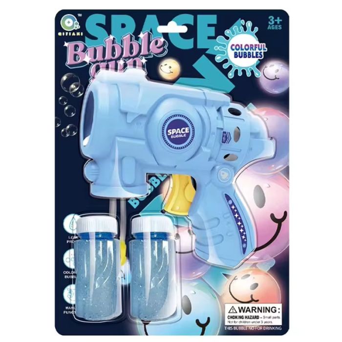 Пістолет з мильними бульбашками Space Bubble Gun (2 pack bottle - 50+50ml)