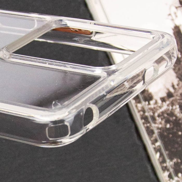 Чохол TPU+PC Clear 2.0 mm metal buttons для Oppo A57s / A77s