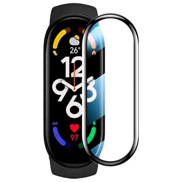 Полімерна плівка 3D (full glue) (тех.пак) для Xiaomi Mi Band 7