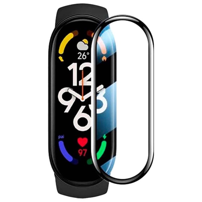 Полімерна плівка 3D (full glue) (тех.пак) для Xiaomi Mi Band 7