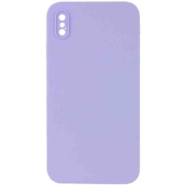 Silicone Case Square Full Camera Protective (AA) NOLOGO для Apple iPhone XS Max (6.5")