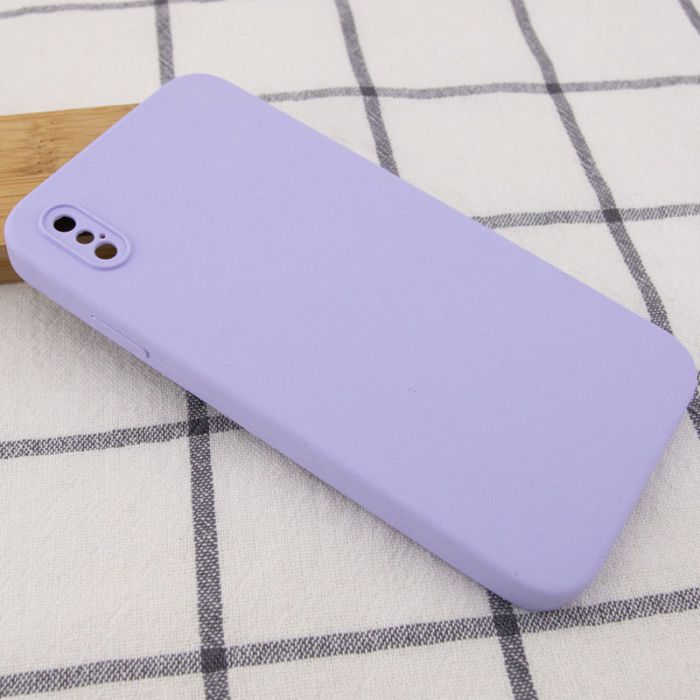 Silicone Case Square Full Camera Protective (AA) NOLOGO для Apple iPhone XS Max (6.5")