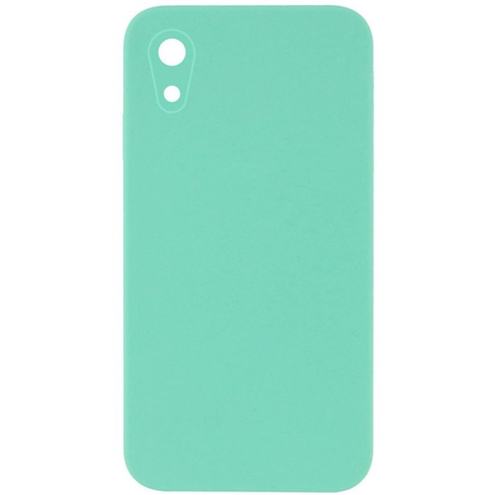 Silicone Case Square Full Camera Protective (AA) NOLOGO для Apple iPhone XR (6.1")