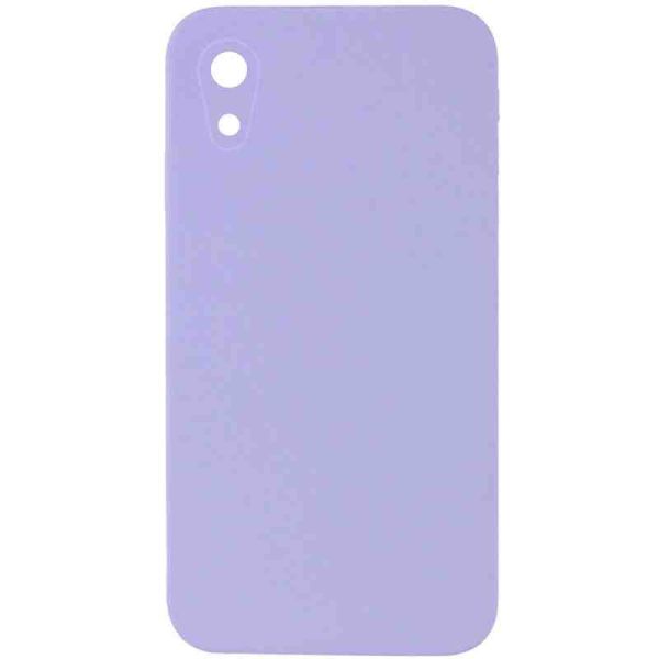 Silicone Case Square Full Camera Protective (AA) NOLOGO для Apple iPhone XR (6.1")