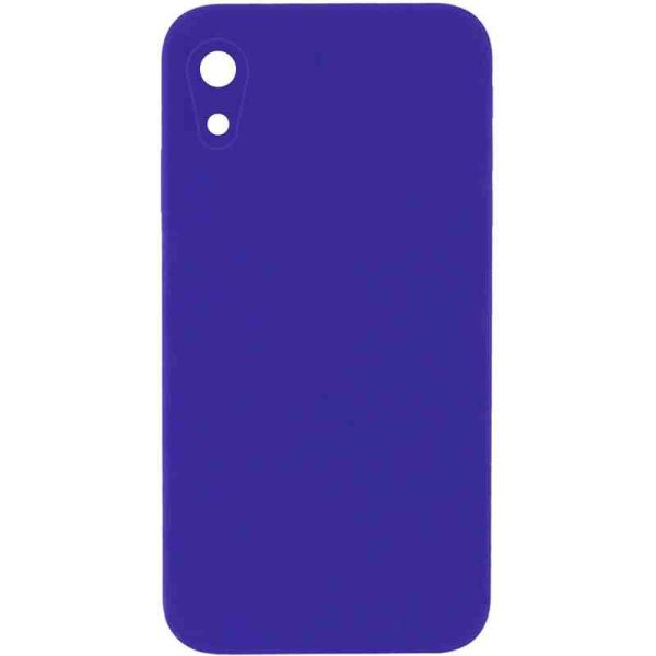 Silicone Case Square Full Camera Protective (AA) NOLOGO для Apple iPhone XR (6.1")